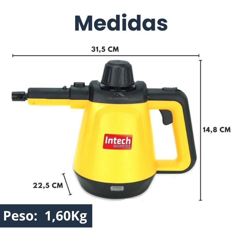 Limpiador a Vapor + 9 Accesorios de Regalo