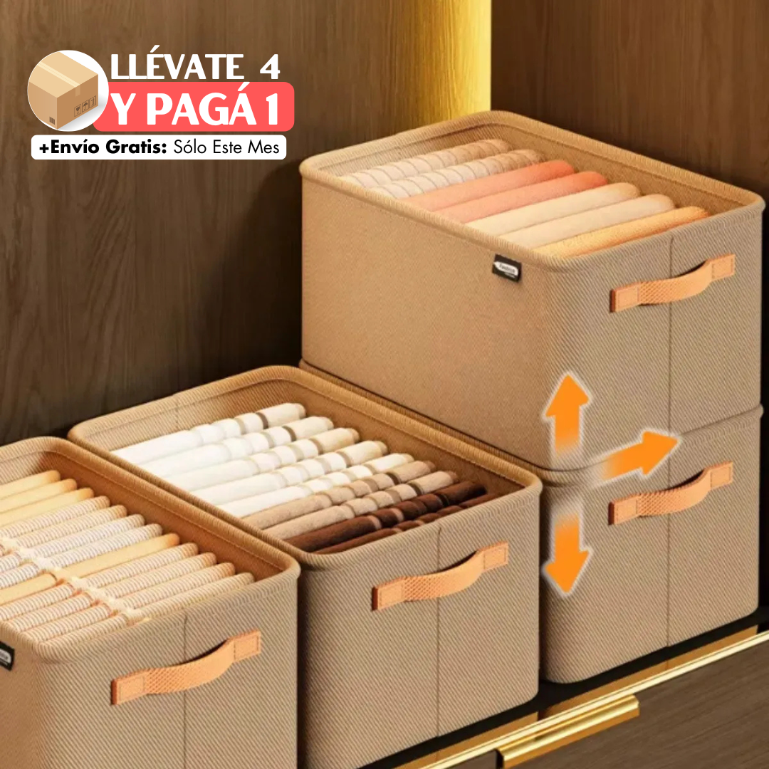 Llévate 4 y Pagá 1 - Organizador de Ropa Plegable + Envío Gratis | ¡SÓLO POR HOY